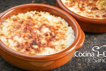 Gratin de Arroz con Crema en recetas de comida faciles